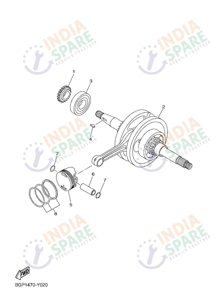 CRANKSHAFT & PISTON